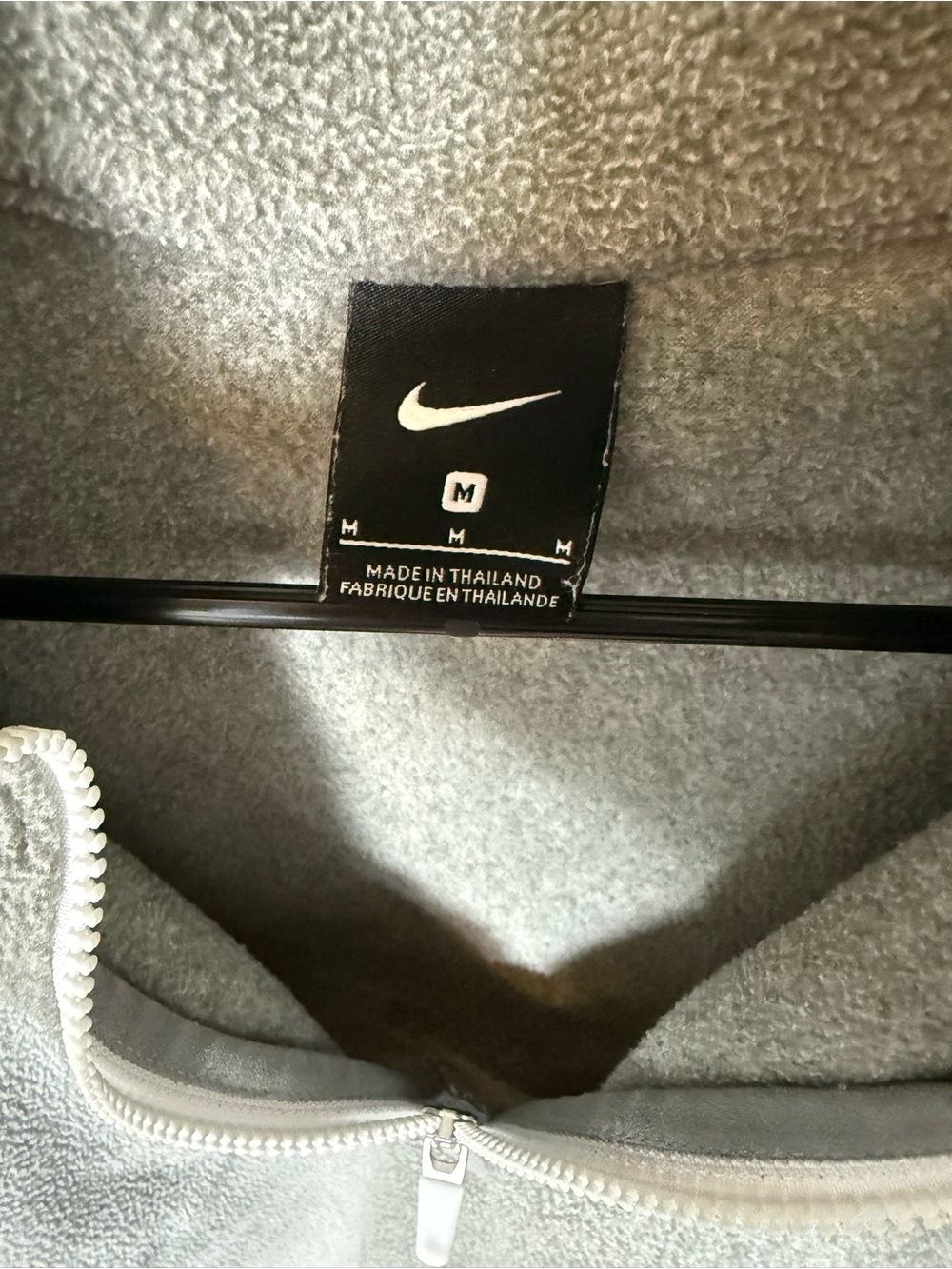 Nike Iowa State Cyclones Fleece 1/4 Zip Pullover Jacket Grey Medium - Picture 4 of 7